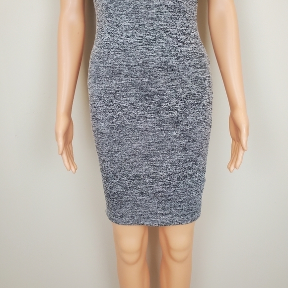 French Connection grey short sleeve bodycon mini dress size 4 - Picture 8 of 13